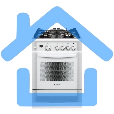 Плита газовая Gefest ПГ 6500-03 0042 белый, конфорок 4 шт, духовка 52 л, 60 см x 85 см x 60 см