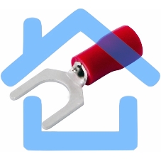 Наконечник вилочный Rexant изолированный 6.5 мм 0.5-1.5 мм² (НВи 1.5-6) красный