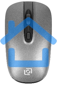 Комплект клавиатура + мышь Оклик 300M клав:серый мышь:серый/черный USB беспроводная slim