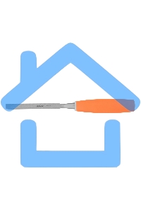 Стамеска, 10 мм, плоская, пластиковая рукоятка Sparta