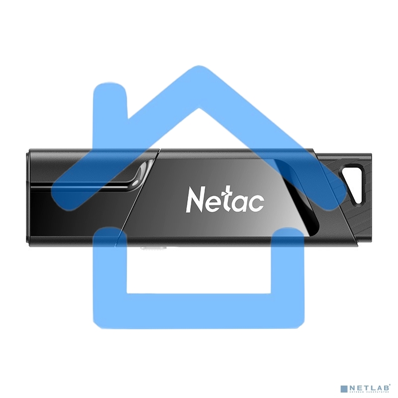 Флешка USB R/W R/W Netac U336S 128Gb <NT03U336S-128G-30BK>, USB3.0, пластиковая с защитой от записи