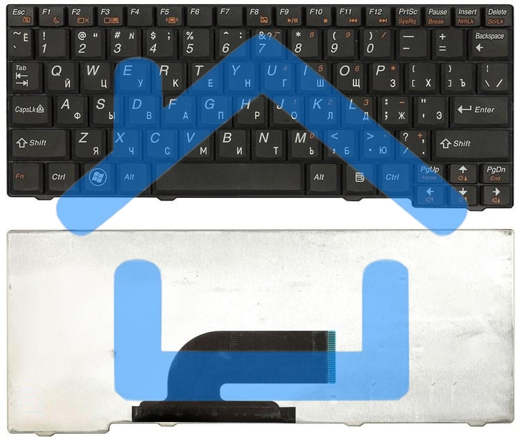 Клавиатура для ноутбука Lenovo IdeaPad S10-2 S10-3C черная