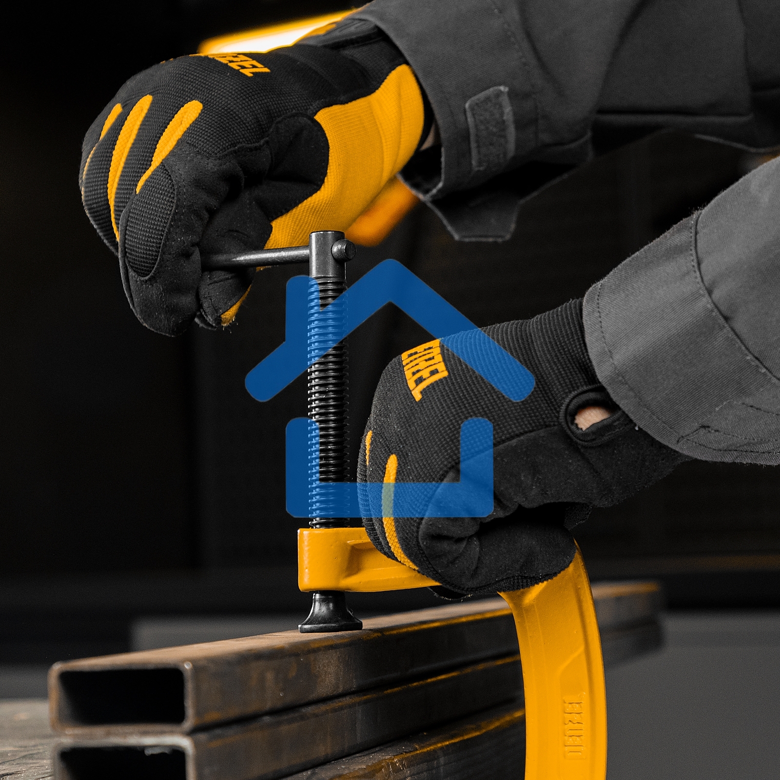 Струбцина Denzel G-образная усиленная, 75 мм