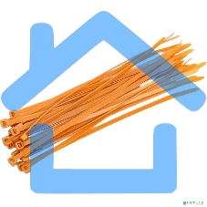 Стяжка кабельная нейлоновая 200x4,8мм, коричнево-золотая (RAL8001) (100 шт/уп) Rexant