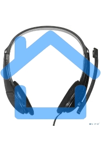 Наушники с микрофоном Oklick HS-M150 черный 2.2м накладные оголовье (NO-003N)