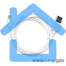 Кабель USB2.0 Pro Cablexpert CC-mUSB2-AMBM-6W, AM/microBM 5P, 1.8м, экран, белый, пакет