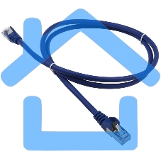 Патч-корд LANMASTER LSZH FTP кат.5e, 5.0 м, синий