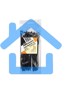 Хомут-стяжка кабельная нейлоновая PROconnect 200 x2,5 мм, черная, упаковка 100 шт.