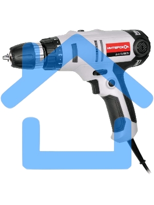 Дрель-шуруповерт ИНТЕРСКОЛ ДШ-10/320Э2, Сетевая, 320Вт