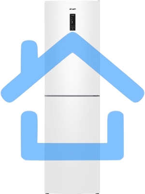 Холодильник Atlant ХМ-4625-101-NL белый двухкамерный 211/125л морозилка снизу