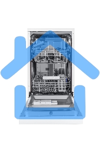 Посудомоечная машина Maunfeld MWF08S, белый, 44.8 см, 9 компл., 49 дБ, класс A+