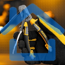 Кабелерез Denzel 160 мм, трехкомпонентные рукоятки