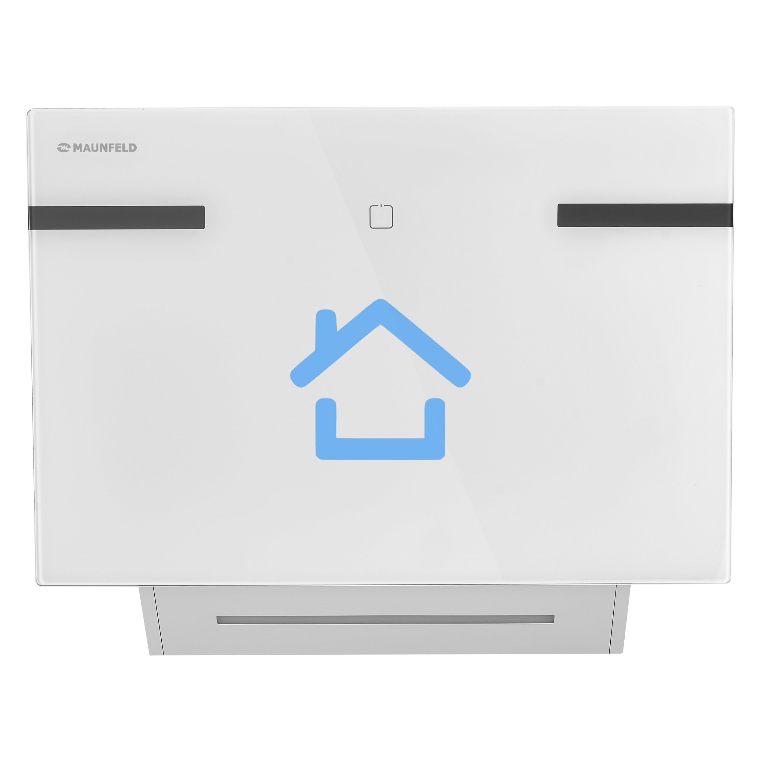 Вытяжка каминная Maunfeld Amber 60 Glass белый, 60 см, 1050 куб. м/ч, 55 дБ