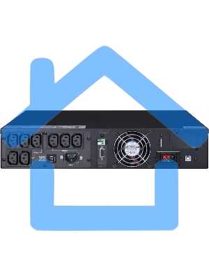 Источник бесперебойного питания Powercom Next, On-Line, 1500VA/1500W, Rack/Tower, 8*IEC320-C13, LCD, Serial+USB, SmartSlot, подкл. доп. Батарей (2027190)