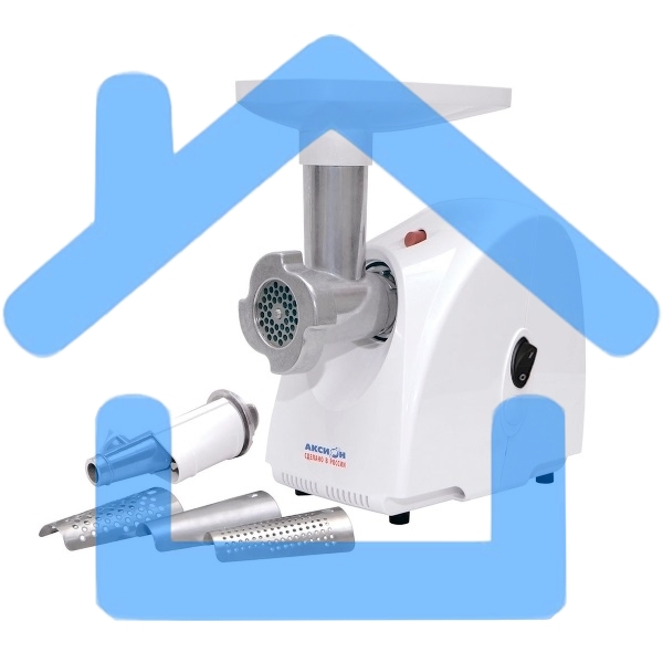 Мясорубка электрическая Аксион М32.04 1500Вт белый