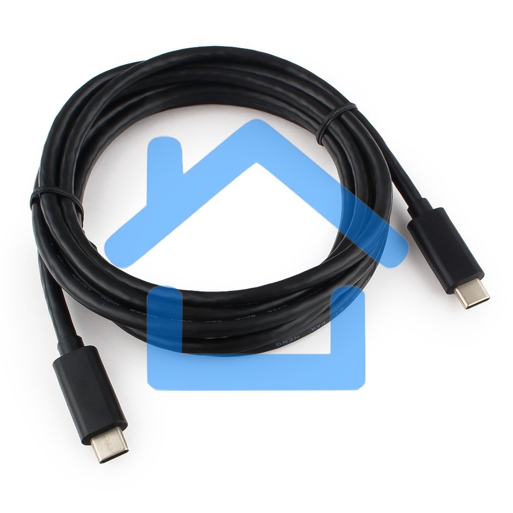 Кабель USB Cablexpert CCP-USB3.1-CMCM-2M, USB3.1 Type-C/USB3.1 Type-C, 2м, пакет
