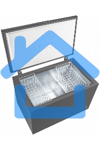 Морозильный ларь Maunfeld MFL300GR, серый, 292л