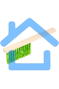 Щетка-сметка 2-рядная Сибртех 280 мм, деревянная ручка 84629