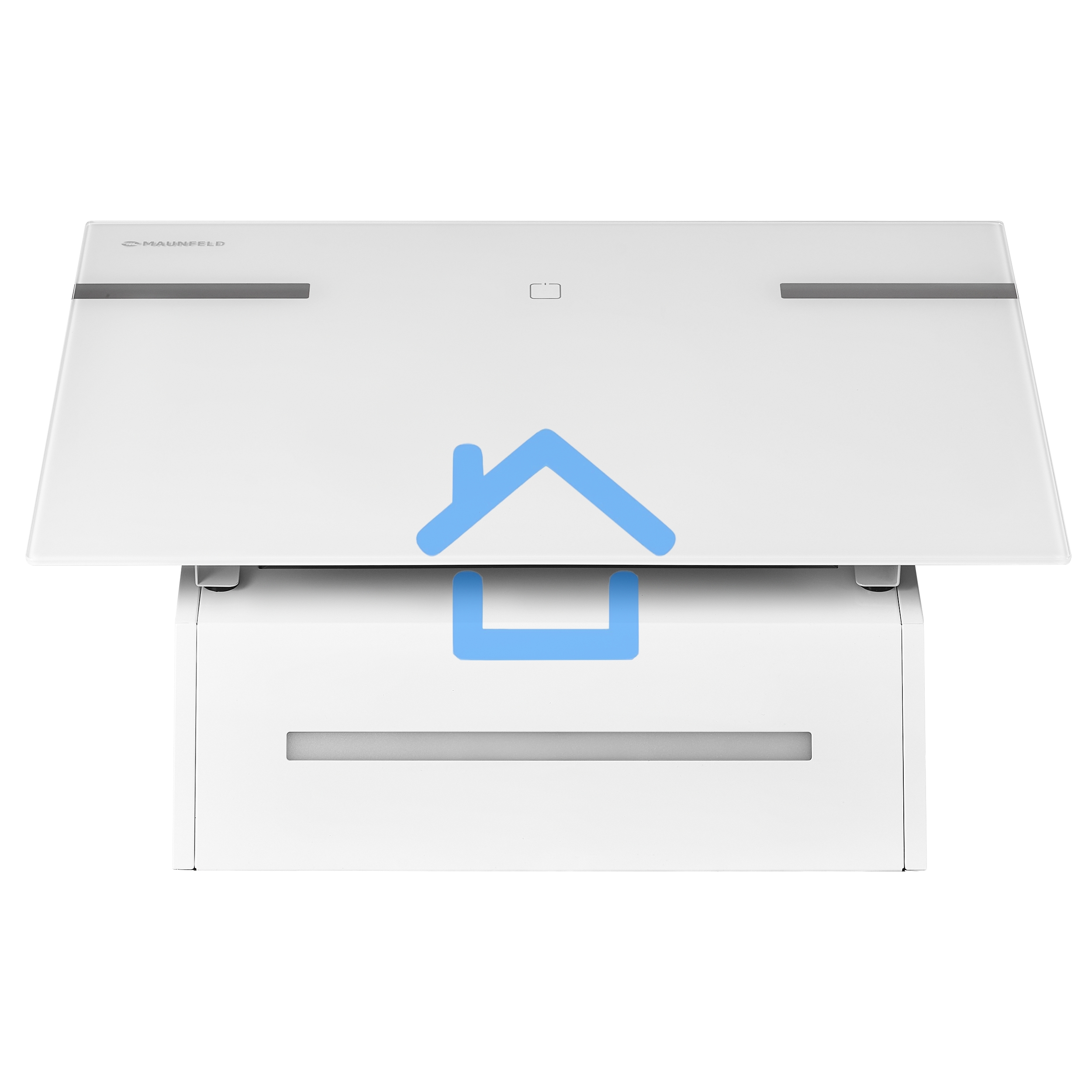 Вытяжка каминная Maunfeld Amber 60 Glass белый, 60 см, 1050 куб. м/ч, 55 дБ