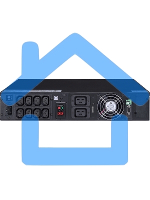 Источник бесперебойного питания Powercom Next, On-Line, 2000VA/2000W, Rack/Tower, 8*IEC320-C13 + 2*C19, LCD, Serial+USB, SmartSlot, подкл. доп. Батарей (2027228)