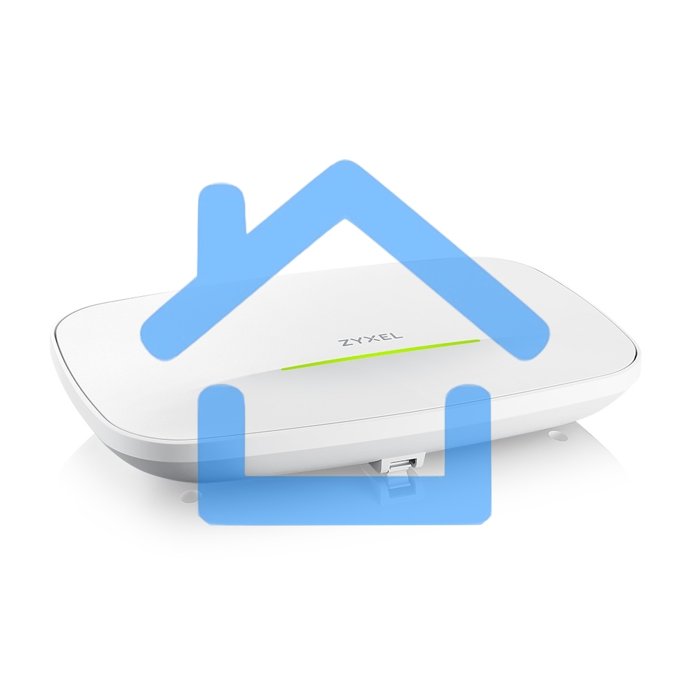 Точка доступа Zyxel NebulaFlex NWA110BE, Wi-Fi 7 (BE6500), MU-MIMO 4x4:2 + 2x2, 1xLAN 2.5GE, без БП