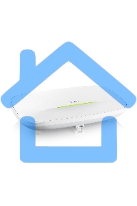 Точка доступа Zyxel NebulaFlex NWA110BE, Wi-Fi 7 (BE6500), MU-MIMO 4x4:2 + 2x2, 1xLAN 2.5GE, без БП