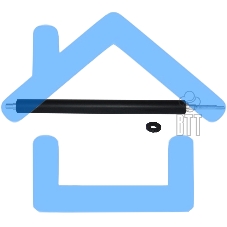 Вал резин. НР LJ 1200/1220/1000W/1005/3300/3310/3320/3330/3380/1150/1300/LBP-1210 (RF0-1002) (o)