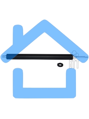 Вал резин. НР LJ 1200/1220/1000W/1005/3300/3310/3320/3330/3380/1150/1300/LBP-1210 (RF0-1002) (o)