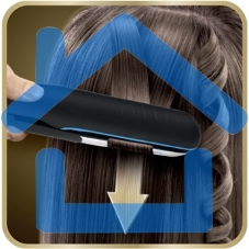 Выпрямитель Rowenta SF6220D0 черный/серебристый (макс.темп.:230С)