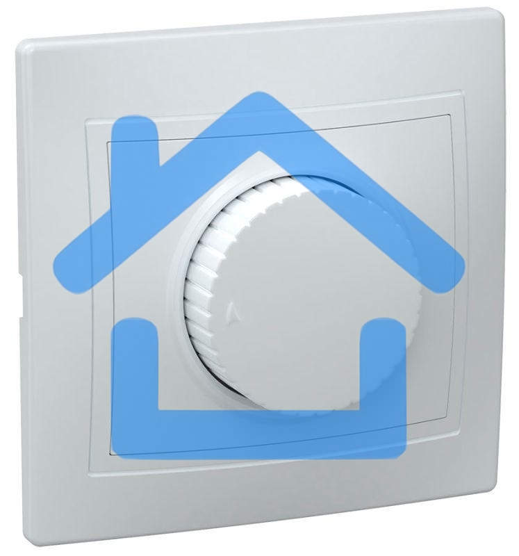 Светорегулятор поворот. СП КВАРТА IP20 ВСР10-1-0-КБ бел. ИЭК EDK10-K01-03-DM