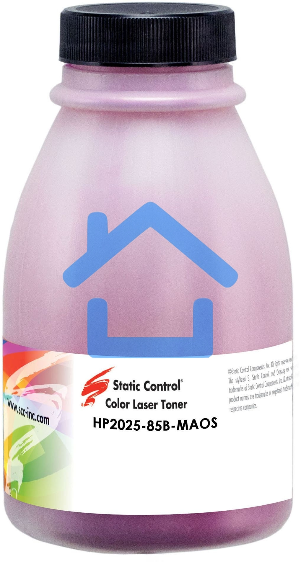 Тонер для принтера Static Control HP LJCP2025 HP2025-85B-MAOS пурпурный (флакон 85гр)