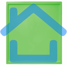 Поддон для пастилы Pullman PL-010203-1 зеленый 1шт универс. прямоугольный р-р 327х288х6,6мм