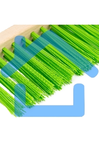 Щетка-сметка 2-рядная Сибртех 280 мм, деревянная ручка 84629