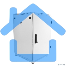 Шкаф телекоммуникационный напольный 18U (600x600) дверь металл (2 места), ШТК-М-18.6.6-3ААА