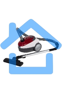 Пылесос Starwind SCB1114 красный/белый, 300/1800 Вт, уборка сухая, пылесборник мешок 2 л