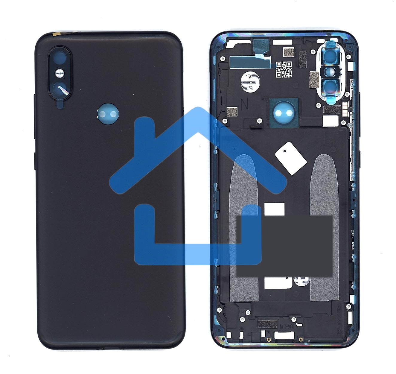 Задняя крышка для Xiaomi Mi 6X Mi A2  черный