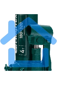 Домкрат гидравлический Сибртех бутылочный, 4т, 180-320мм