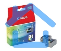 Картридж струйный BCI-16C (9818A002) для Canon SELPHY DS700/810, Цветной, 75стр.