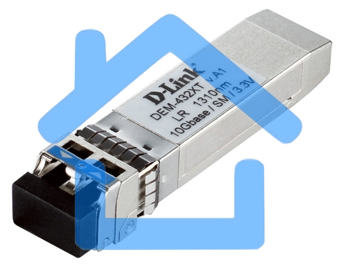 Трансивер D-Link 432XT/B1A SFP+ с 1 портом 10GBase-LR с поддержкой DDM для одномодового оптического кабеля (до 10 км)