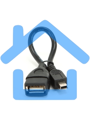 Кабель Gembird/Cablexpert A-OTG-AFBM-002 AF/Mini-BM, 0.15м, пакет