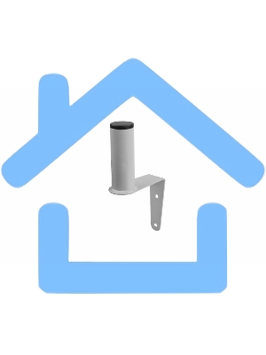 Кронштейн 10 см облегченный (для эфирных и Wi-Fi антенн) Москва-1 Rexant