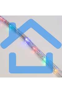 Дюралайт Neon-night LED, свечение с динамикой (3W) - мульти (RYGB), 24 LED/м, бухта 100м