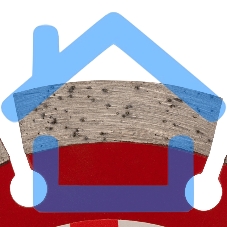 Диск алмазный отрезной сегментный 115x22.2 мм Kranz 