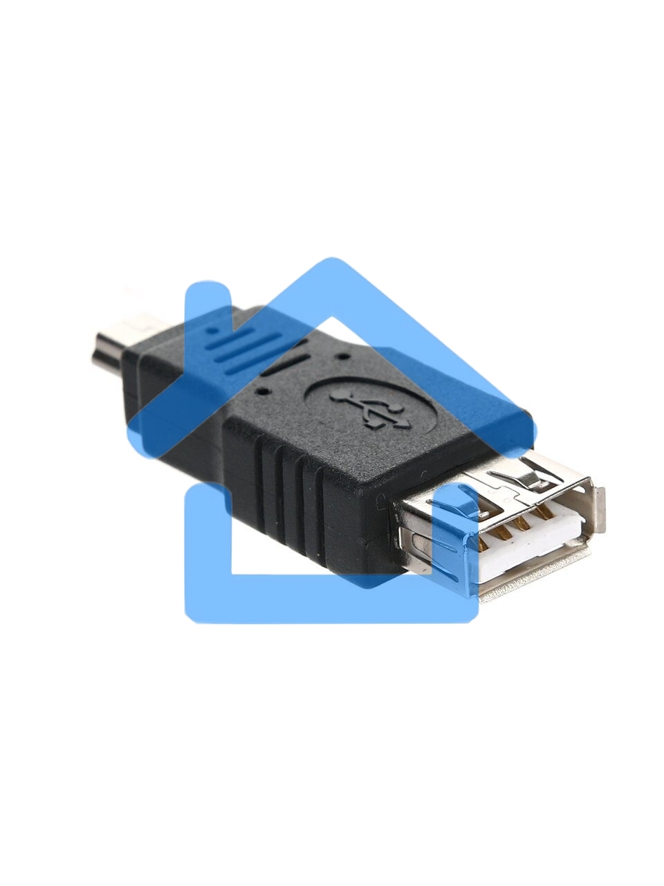 Переходник AF/miniBm USB 2.0 VCOM переходник USB(мама) на miniUSB, CA411