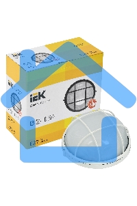 Светильник Iek LNPP0-1102-1-100-K01 НПП1102 белый/круг с реш. 100Вт IP54 ИЭК