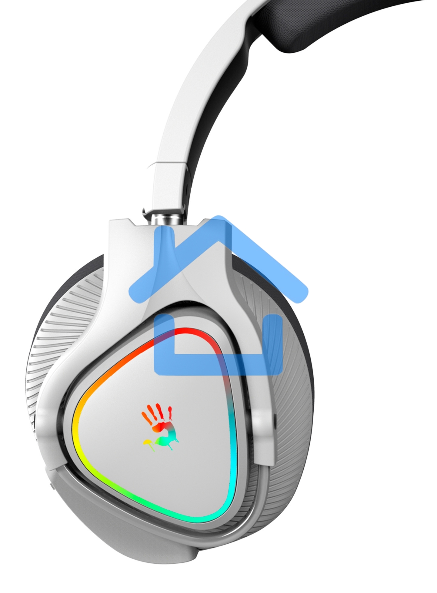 Наушники с микрофоном A4Tech Bloody MR710 серый BT оголовье (MR710 GREY)