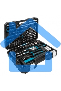 Набор инструментов 76 предметов, 120 зубьев, CrV1/4, 1/2