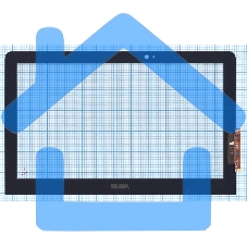 Сенсорное стекло (тачскрин) для Asus 5466R FPC-1, черное