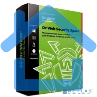 ПО DR.WEB Security Space 2 ПК/1 год (BHW-B-12M-2-A3)
