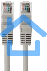 Пaтч-корд U/UTP Rexant, кат.5e, RJ45-RJ45, неэкранированный, LSZH серый, 0,5м